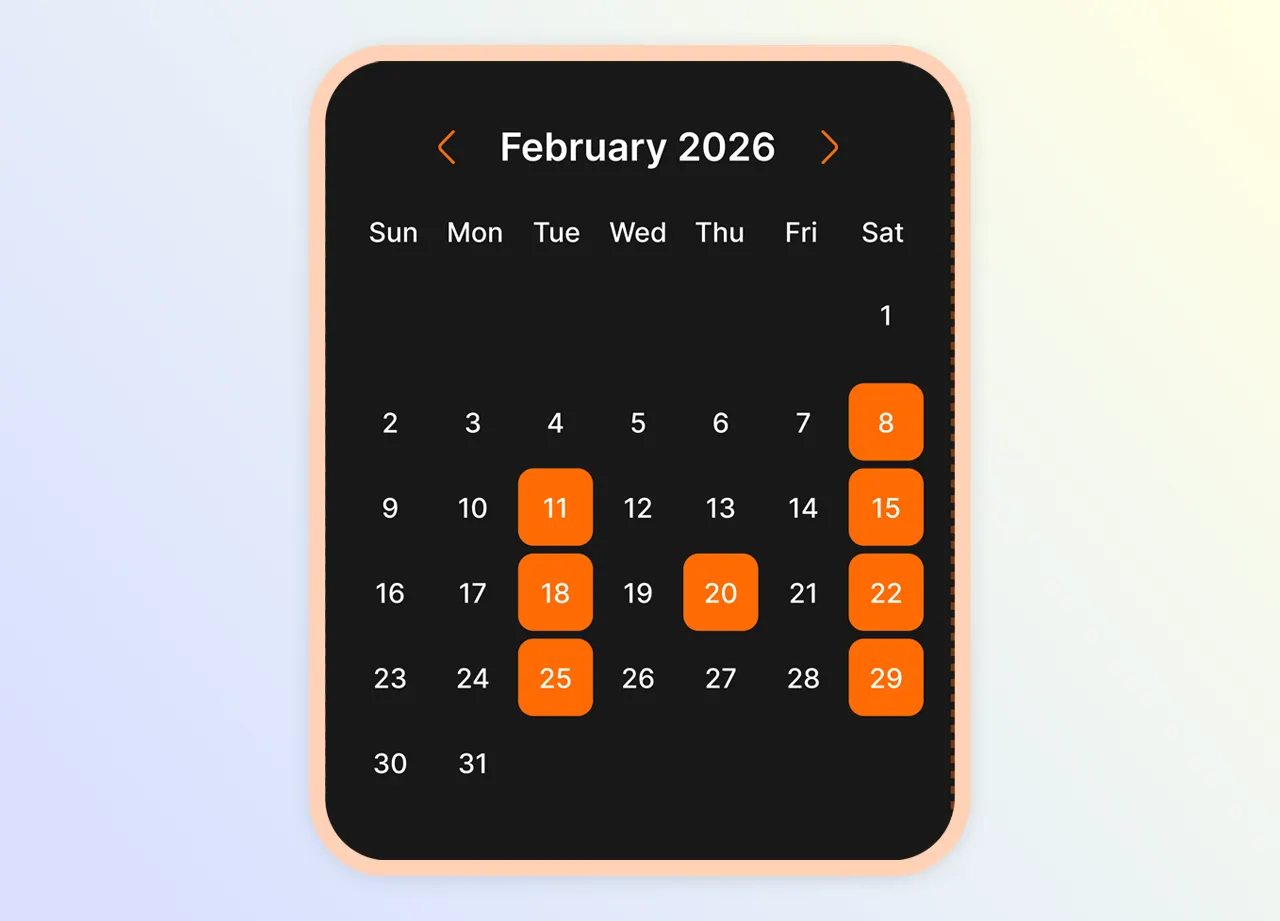 Reading Calendar